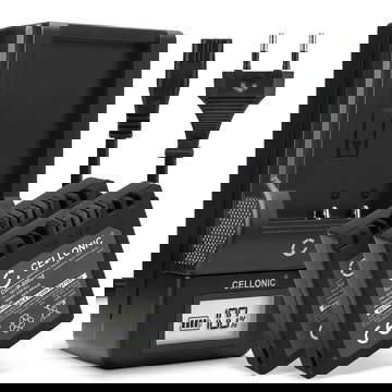 2x CGA-S002e CGA-S002e-1B CGR-S002 DMW-BM7 Camera Battery + Charger Set for Panasonic Lumix DMC-FZ10 DMC-FZ20 DMC-FZ5 -FZ1 -FZ15 -FZ2 -FZ3 DMC-FC20 700mAh Replacement Battery LCD Smart Charger