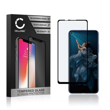 Vetro temperato CELLONIC per Huawei Honor 20, screen protector (3D Case-friendly 9H 0,33mm Full Glue) nero Pellicola salva schermo per telefono cellulare smartphone