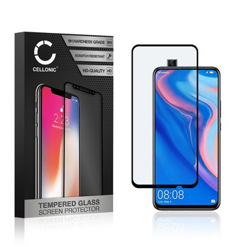 Vetro temperato CELLONIC per Huawei P Smart Z, screen protector (3D Case-friendly 9H 0,33mm Full Glue) nero Pellicola salva schermo per telefono cellulare smartphone