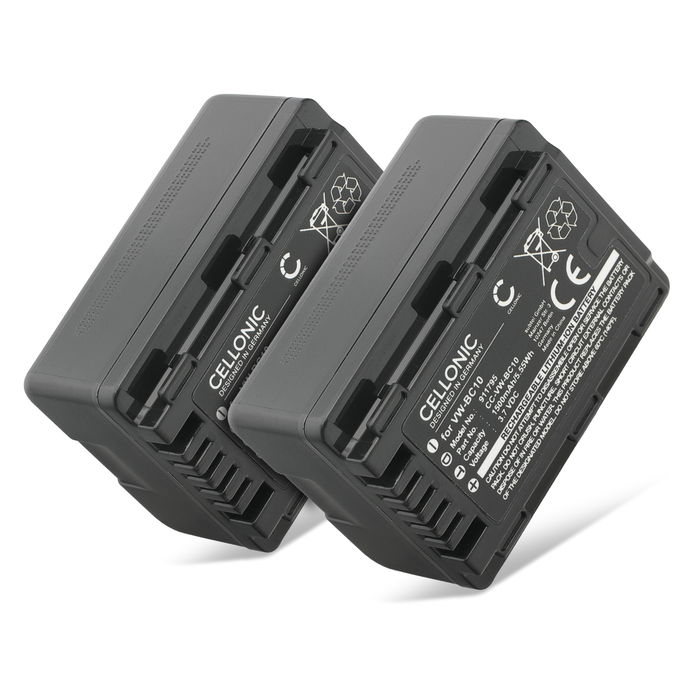 2x Panasonic HC-V100 Batteria