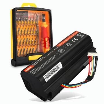 Batteria subtel A42N1403 per notebook ASUS G751J / G751JL / G751JM Affidabile ricambio da 4400mAh + Set di strumento Sostituzione ottimale per computer portatile laptop ASUS