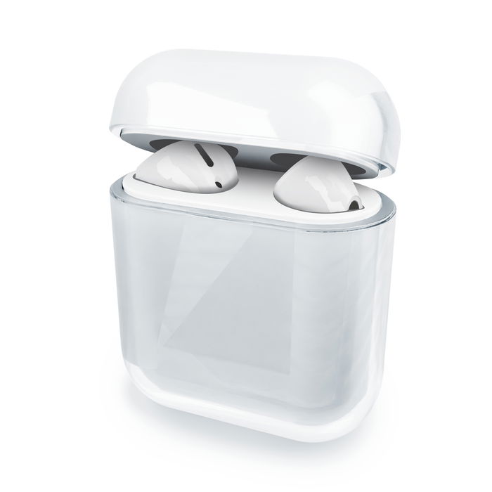 Cover airpods trasparente compatibile con Apple AirPods AirPods 2 guscio per (case di) auricolari, custodia airpods trasparente: riduci i danni cover trasparente airpods