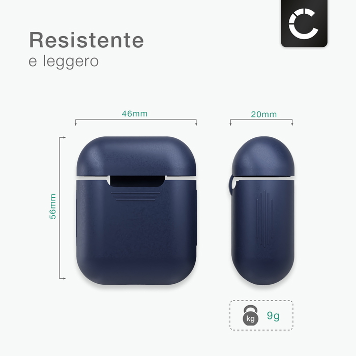 Fondina In Silicone MMOBIEL Per AirPods Max &ndash; Cover Protettiva Morbida Per Cuffie Apple, Colore Blu
