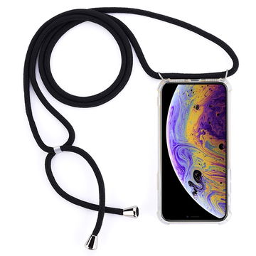 Collana per Apple iPhone 11 Pro - Silicone, Trasparente Custodia, Borsa, Guscio