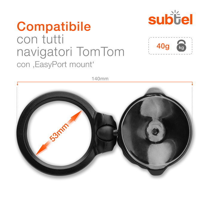Supporto per auto supporto GPS per Tom Tom Go Live 800 Start 20 25 supporto per ventosa per parabrezza per auto supporto GPS ventosa per parabrezza per auto  34