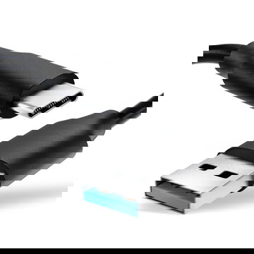 USB Data Cable for FiiO M6 / M7 / M9 / M11 / M3K / X3 Charger 1,0m Fast Transfer Charging Cable USB C Type C - Black