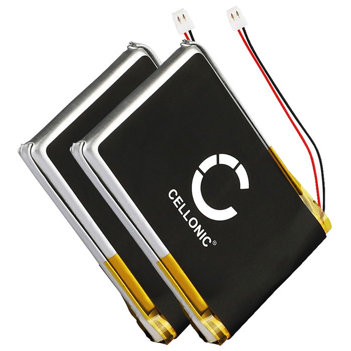 2x 14192-00,AHB412434PJ Batterie di ricambio per Jabra Pro 9470, 9450, 9460, 9400, 9465 230mAh , pile sostitutiva per cuffie, apparecchi acustici, headset, auricolari