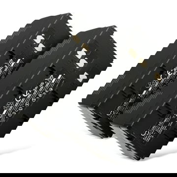 2x Batteria BN-V11U PV-BP15 per fotocamera Panasonic LC-1 NV-A3 A1 NV-R50 R500 R30 R10 NV-S88 S85 S70 S7 S20 S1 JVC GR-AX7 AX5 AX2 GR-AXM230 AX210 Affidabile ricambio da 4200mAh, marca subtel