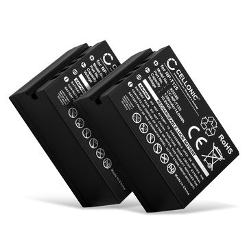 2x Batteria NP-T125 per fotocamera FujiFilm GFX 50s GFX Medium Format Affidabile ricambio da 1300mAh, marca CELLONIC