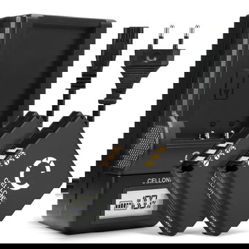 2x Batteria per Kodak PIXPRO SP360, SP360 4K, SP1, SP1 HD, Orbit360 4K, PlaySport Zx5, LB-080 - LB-080 1100mAh + Caricabatteria di Ricambio sostituzione scorta