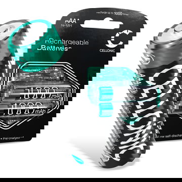 2x Batteria sostitutiva per Casio / Sharp Affidabile ricambio da 2x 1000mAh AAA celle dalla lunga durata di vita utile