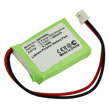 Batteria per Dogtra E-Fence 3500 Receiver Lithium-Polymer 3.7V (200mAh, 3.7V) di CELLONIC