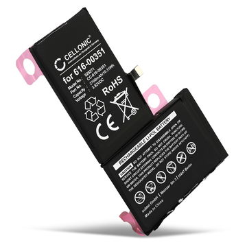 Batteria compatibile con Apple iPhone X, 616-00351 (2700mAh, 3.82V) Ricambi CELLONIC per telefoni cellucari, smartphone