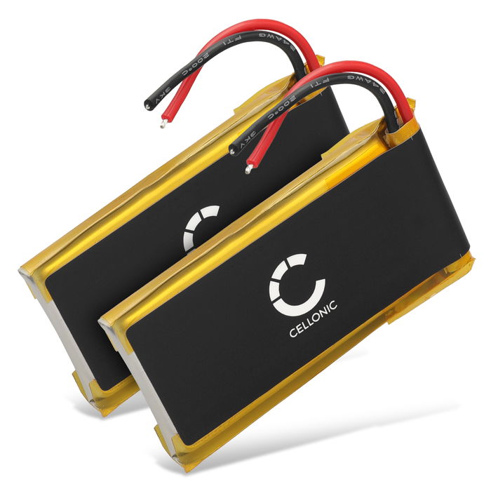 2x Cardo Scala Rider Packtalk Duo Batteria marcata subtel, 850mAh di capacità