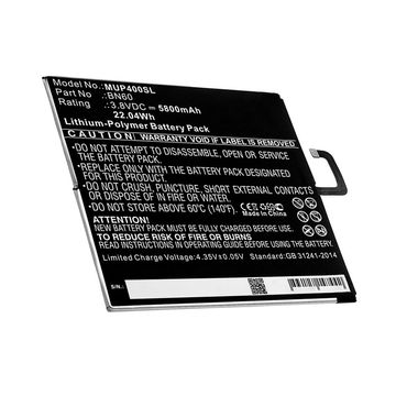 Batteria BN60 compatibile con Xiaomi Mi Pad 4 / M1806D9E / M1806D9W Ricambio da 5800mAh per tablet pc -Sostituzione di lunga durata
