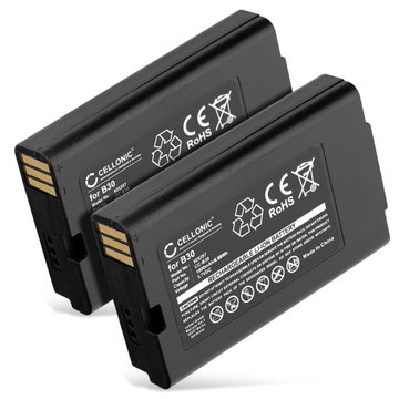 2x Batteria di ricambio 6801570551, B30 per POS Vectron Mobilepro, Mobilepro 2, Mobilepro II Affidabile sostituzione da 1800mAh 6801570551, B30 per terminale di pagamento