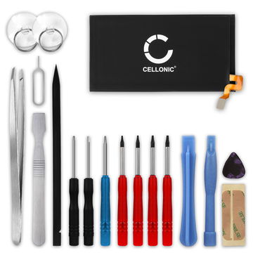 Batteria CELLONIC TLp035B1 per BlackBerry KEY2 Ricambio da 3300mAh + Set di strumento Sostituzione facile con utensili adatti e duraturi