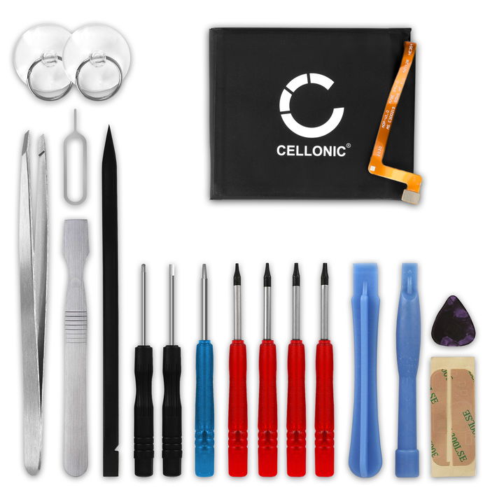 Batteria CELLONIC HE354 per Nokia 9 PureView Ricambio da 3250mAh + Set di strumento Sostituzione facile con utensili adatti e duraturi