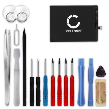 Batteria CELLONIC BM4J per telefono Xiaomi Redmi Note 8 Pro Ricambio affidabile da 4400mAh + Set di strumento per il tuo cellulare smartphone