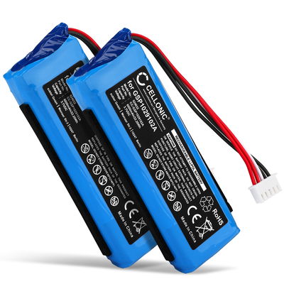 2x Batteria per JBL Charge 3 (2016) GSP1029102A (6000mAh, 3.7V) di CELLONIC