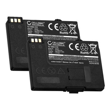 2x Batteria per Siemens A70, A65, A60, C60, MC60, A57, A55, C55, M55, S55 - EBA-510 (850mAh) , batteria di ricambio