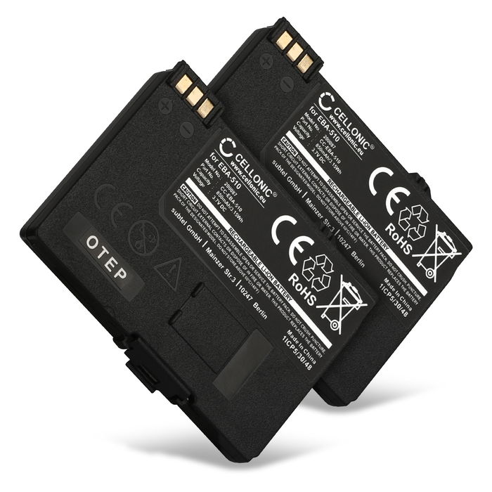 2x Siemens Gigaset SL55 Batteria marcata CELLONIC, 850mAh di capacità