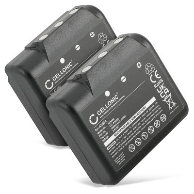 2x Batterie di ricambio AS060 per telecomando IMET BE5500 BE3600 M550 Ares M550S THOR M550S ZEUS AS060 AS083 capacità: 2000mAh compatibile CELLONIC ampia autonomia, per radicomando ZEUS E THOR