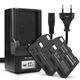 2x Batteria 1600mAh + Caricabatteria
