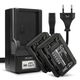 2x Batteria 2040mAh + Caricabatteria