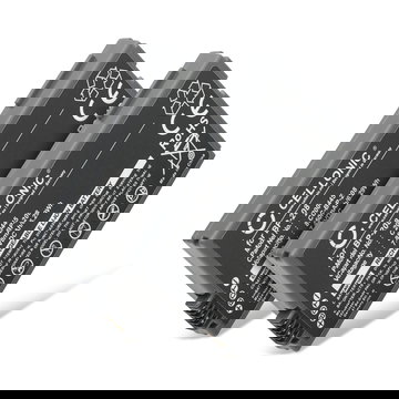 2x Batteria per Canon DC100 DC20 DC10 DC40 DC95 DC19 DC201 MVX4i MVX460 DC21 DC220 MVX450 HR10 BP-208 BP-208DG (700mAh, 7.4V) marca CELLONIC