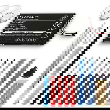 Batteria SP65M CELLONIC per Sony PS Vita (PCH-1000 / PCH-1004) / PS Vita (PCH-1100 / PCH-1104) Ricambio da 2200mAh + Set di strumento per console giochi controller palmari