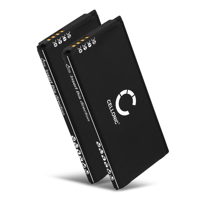 2x Batteria CELLONIC EB-BG800BBE per telefono Samsung Galaxy S5 mini (SM-G800) Ricambio affidabile da 2100mAh per il tuo cellulare smartphone