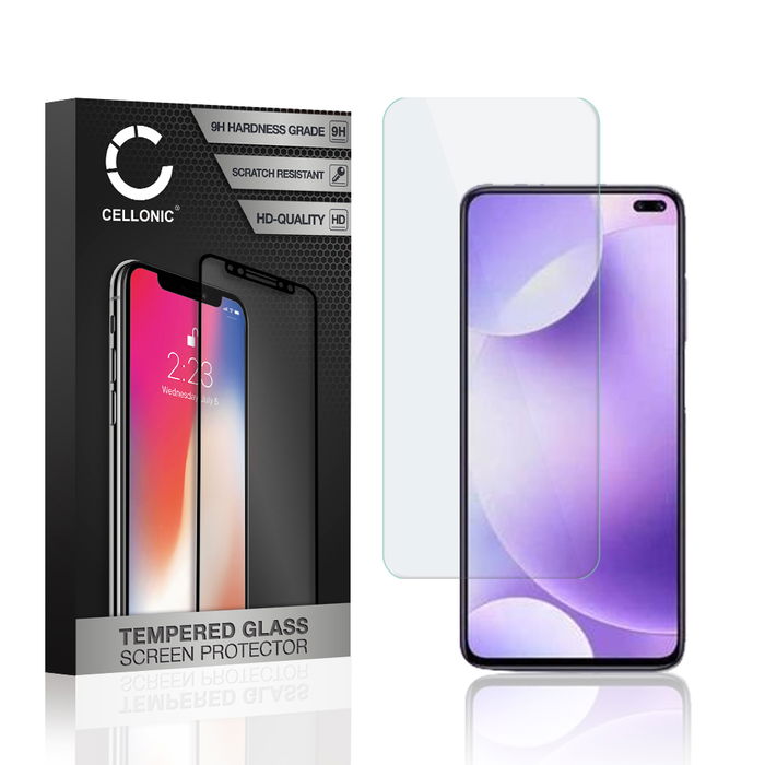 Vetro temperato CELLONIC per Xiaomi Poco X2 / Pocophone X2 / Redmi K30, screen protector (2.5D 9H 0,33mm Full Glue) Trasparente Pellicola salva schermo per telefono cellulare smartphone