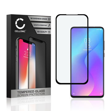Vetro temperato CELLONIC per Xiaomi Mi 9T / Mi 9T Pro, screen protector (3D Full Cover 9H 0,33mm Full Glue) Trasparente Pellicola salva schermo per telefono cellulare smartphone