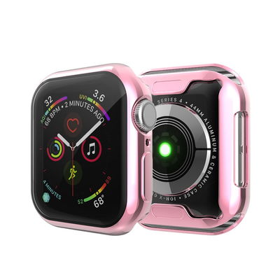 Protezione subtel TPU per Apple Watch SE / 6 / 5 / 4 - 40mm custodia integrale assorbi-urti per smartwatch, guscio rosa cover protettiva per dispaly