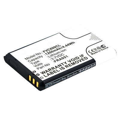 Batteria subtel FRA051, 312BAT026 per telefono AVM Fritz Fon C6 Ricambio affidabile da 1200mAh per il tuo fisso/cordless