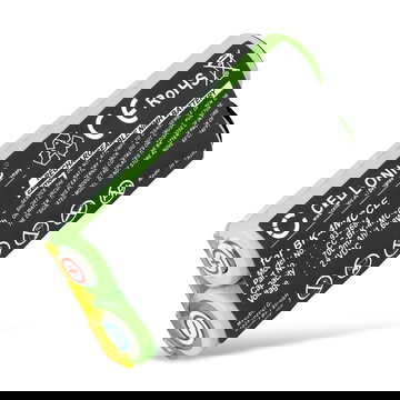 Batteria di ricambio BK-4MCCE per WATERPIK Sensonic Plus SR-3000 / Sensonic Plus SR-3000E Affidabile sostituzione da 700mAh rasoio spazzolino tagliacapelli elettrico