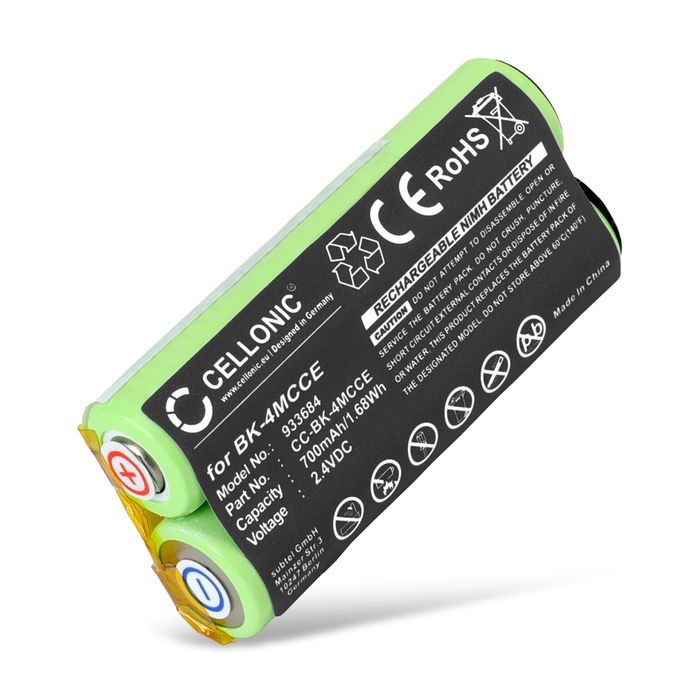 WATERPIK Sensonic Plus SR-3000 Batteria marcata subtel, 700mAh di capacità