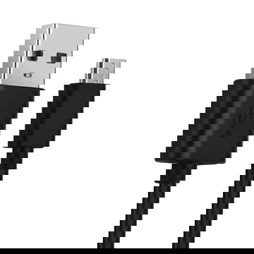 Cavetto USB per Logitech MX Masters 2S / MX Anywhere 2S / Keys-to-Go / K800, K830 / G903 / MX Ergo Filo lungo 1m ricarica usb 2A Cavo dati, nero, in resistente PVC