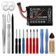 1x Batteria 600mAh + Kit di attrezzi (17 pezzi)