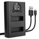 Caricabatterie Doppio + Cavo USB