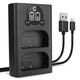 Caricabatterie Doppio + Cavo USB