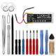 1x Battery (400mAh, 3.7V) + Tool-kit