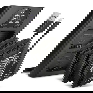 2x CELLONIC Camera Battery for Sony A7 IV, A7C, A6700, A6600, A7S III, Alpha 1, A9, Alpha 7R III, 7R V Replacement NP-FZ100 Battery 2040mAh Backup + Dual Charger BC-QZ1