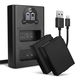 2x Batteria 1020mAh + Caricabatterie Doppio
