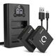 2x Batteria 730mAh + Caricabatterie Doppio