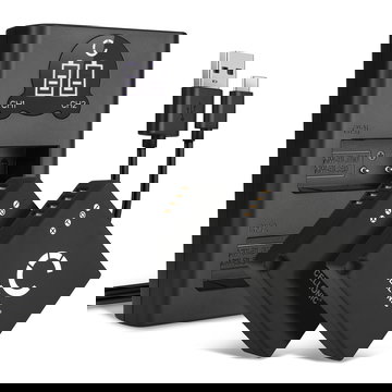 2x DMW-BLG10E Batteries for Panasonic GX9 GX7 GX80 LX100 II Lumix DMC-GX80 GF6 DMC-TZ81 TZ80 TZ90 TZ95 TZ100 TZ202 DC-GX9 GF3 DMWBLG10 Replacement Battery 730 mAh + Dual Charger