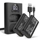 2x Batteria 3400mAh + Caricabatterie Doppio