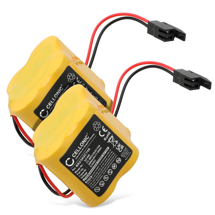 2x General Electric FANUC Amplifier BETA iSVSP Batteria marcata subtel, 2900mAh di capacità