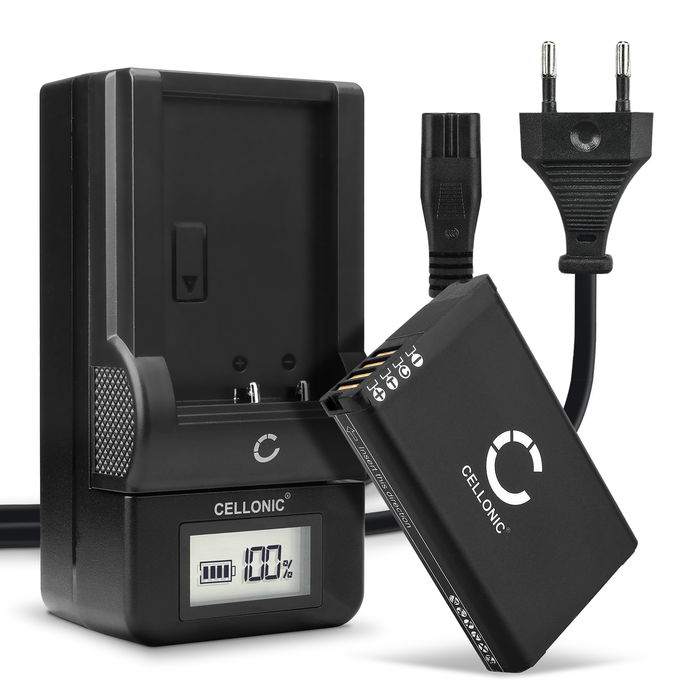 Garmin Virb Elite 1.4 Batteria marcata CELLONIC, 2200mAh di capacità + Caricabatteria